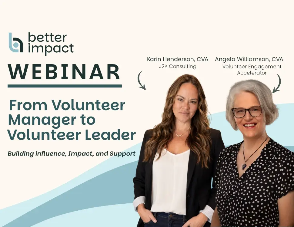 From Volunteer Manager to Volunteer Leader: Webinar Recording and Key Takeaways