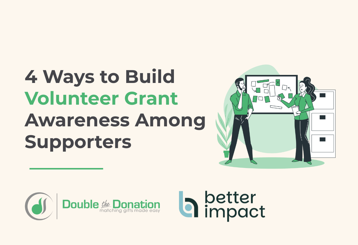 4 formas de concienciar a los simpatizantes sobre las subvenciones para voluntarios